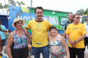 O governador Carlos Massa Ratinho Junior, caminhou na Orla de Matinhos e participou do lançamento das atividades esportivas na Operação Verão Paraná, com o Jogo dos Atletas, na arena multiuso. Foto: Rodrigo Felix Leal/ANPR