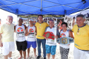 O governador Carlos Massa Ratinho Junior, caminhou na Orla de Matinhos e participou do lançamento das atividades esportivas na Operação Verão Paraná, com o Jogo dos Atletas, na arena multiuso. Foto: Rodrigo Felix Leal/ANPR
