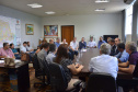 Secretário da Agricultura, Norberto Ortigara, durante reunião com representantes de consórcios intermunicipais. Curitiba,14/01/2019. Foto: Gisele Barão/SEAB