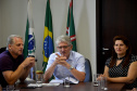 Secretário da Agricultura, Norberto Ortigara, durante reunião com representantes de consórcios intermunicipais. Curitiba,14/01/2019. Foto: Gisele Barão/SEAB