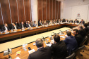 Governador Carlos Massa Ratinho Júnior, durante reunião com a equipe de governo. Curitiba, 15/01/2019 - Foto: Rodrigo Felix Leal/ANPr