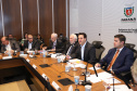 Governador Carlos Massa Ratinho Júnior, durante reunião com a equipe de governo. Curitiba, 15/01/2019 - Foto: Rodrigo Felix Leal/ANPr