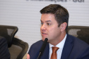 Governador Carlos Massa Ratinho Júnior, durante reunião com a equipe de governo. Na foto, secretário chefe da Casa Civil, Guto Silva.  Curitiba, 15/01/2019 - Foto: Rodrigo Felix Leal/ANPr