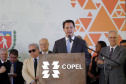 Governador Carlos Massa Ratinho Junior participa da solenidade de posse do presidente da Copel, Daniel Pimentel Slaviero.  -  Curitiba, 16/01/2019  -  Foto: Arnaldo Alves/ANPr