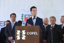 Governador Carlos Massa Ratinho Junior participa da solenidade de posse do presidente da Copel, Daniel Pimentel Slaviero.  -  Curitiba, 16/01/2019  -  Foto: Rodrigo Félix Leal