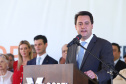 Governador Carlos Massa Ratinho Junior participa da solenidade de posse do presidente da Copel, Daniel Pimentel Slaviero.  -  Curitiba, 16/01/2019  -  Foto: Rodrigo Félix Leal