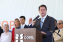 Governador Carlos Massa Ratinho Junior participa da solenidade de posse do presidente da Copel, Daniel Pimentel Slaviero.  -  Curitiba, 16/01/2019  -  Foto: Rodrigo Félix Leal