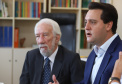 O governador Carlos Massa Ratinho Junior, acompanhou a apresentação das diretrizes de trabalho da nova gestão para a Educação, em encontro com o secretário Renato Feder e funcionários da Secretaria de Educação e do Esporte.Curitiba, 17-01-19.Foto: Foto: Rodrigo Félix Leal