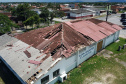 O secretário de Estado de Segurança Pública, Luiz Carbonell, esteve em Guaratuba, no Litoral do Paraná, nesta quinta-feira (17) para avaliar os estragos causados pelo temporal que atingiu a região na quarta-feira e confirmar ações de apoio às pessoas afetadas.  -  Guaratuba, 17/01/2019  -  Foto: José Fernando Ogura/ANPr