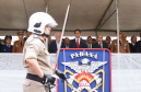 O governador Carlos Massa Ratinho Junior participa da solenidade de troca de comando do Corpo de Bombeiros do Paraná. O coronel Samuel Prestes assume o comando, em substituição ao coronel Antônio Carlos de Morais, que ocupava interinamente o cargo. - Curitiba, 21/01/2019 - Foto: Rodrigo Felix Leal/ANPr