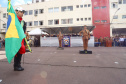 O governador Carlos Massa Ratinho Junior participa da solenidade de troca de comando do Corpo de Bombeiros do Paraná. O coronel Samuel Prestes assume o comando, em substituição ao coronel Antônio Carlos de Morais, que ocupava interinamente o cargo. - Curitiba, 21/01/2019 - Foto: Rodrigo Felix Leal/ANPr