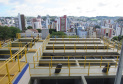 Sanepar investe R$ 40 milhões no abastecimento de Pato Branco. A estação vai tratar 22,8 milhões de litros de água e o sistema vai ter capacidade ampliada para armazenar 13,9 milhões de litros . Na foto, ampliação da estação de tratamento de água vai garantir a produção de 265 litros de água por segundo.    -  Pato Branco, 21/01/2019  -  Foto: Divulgação Sanepar
