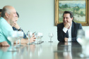 O governador Carlos Massa Ratinho Junior se reuniu nesta segunda-feira (21) com deputados estaduais e confirmou sua disposição ao trabalho conjunto com a Assembleia Legislativa.  -  Curitiba, 21/01/2019  -  Foto: Rodrigo Félix Leal