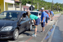 O Departamento de Trânsito do Paraná (Detran-PR) iniciou sua participação na Operação Verão com diversas atividades educativas nas tendas, blitzes instrutivas e a campanha “Se Liga no Trânsito”. Foto: Pamella Rosa/Detran