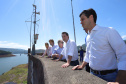 Governador Carlos Massa Ratinho Junior, acompanhado do presidente da Copel, Daniel Pimentel, visita a Usina Governador Bento Munhoz da Rocha Netto (Foz do Areia), no município de Pinhão  -  Pinhão, 22/01/2019  -  Foto: Rodrigo Félix Leal