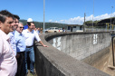 Governador Carlos Massa Ratinho Junior, acompanhado do presidente da Copel, Daniel Pimentel, visita a Usina Governador Bento Munhoz da Rocha Netto (Foz do Areia), no município de Pinhão  -  Pinhão, 22/01/2019  -  Foto: Rodrigo Félix Leal