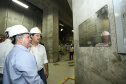 Governador Carlos Massa Ratinho Junior, acompanhado do presidente da Copel, Daniel Pimentel, visita a Usina Governador Bento Munhoz da Rocha Netto (Foz do Areia), no município de Pinhão  -  Pinhão, 22/01/2019  -  Foto: Rodrigo Félix Leal