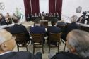 O governador Carlos Massa Ratinho Junior participa da posse de Nestor Baptista na Presidência do Tribunal de Contas do Estado do Paraná.  -  Curitiba, 23-01-19Foto: Arnaldo Alves / ANPr.