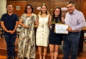 O secretário de estado da saúde, Beto Preto, participou na noite desta quinta-feira (24), da solenidade de formatura da 2ª turma de Residência Multiprofissional, da Autarquia Municipal de Saúde de Apucarana.Foto:Josias Pinto/Divulgação -SESA