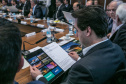 As futuras campanhas que o Governo do Paraná vai realizar para fortalecer o turismo do Paraná foram apresentadas nesta terça-feira (29) na reunião do governador Carlos Massa Ratinho Junior com o secretariado.  Curitiba,29/01/2019 - Foto: Maurílio Cheli/ANPrr