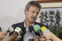O secretário interino de Desenvolvimento Sustentável, Everton Luiz da Costa Souza, falou sobre situação das barragens do Paraná.Curitiba, 29-01-19.Foto: Arnaldo Alves / ANPr.