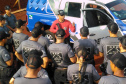 Agentes penitenciários que integram o quadro efetivo do Estado participaram do terceiro curso de escolta prisional realizado na cidade de Maringá. O objetivo foi capacitar esses servidores para compor os grupos especializados do Setor de Escolta Prisional do Departamento Penitenciário do Paraná (Depen).  Foto: Divulgação/Depen
