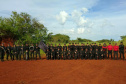 Agentes penitenciários que integram o quadro efetivo do Estado participaram do terceiro curso de escolta prisional realizado na cidade de Maringá. O objetivo foi capacitar esses servidores para compor os grupos especializados do Setor de Escolta Prisional do Departamento Penitenciário do Paraná (Depen).  Foto: Divulgação/Depen
