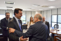 O governador Carlos Massa Ratinho Junior cumpriu nesta quarta-feira (30) em Brasília agenda com ministros de Estado, autoridades do Poder Judiciário e órgãos de fiscalização. - Brasília, 30/01/2019 - Foto: Divulgação ANPr