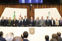 O governador Carlos Massa Ratinho Junior participou nesta sexta-feira (01) da solenidade de posse dos 54 deputados estaduais na Assembleia Legislativa do Paraná. -  Curitiba, 01/02/2019  -  Foto:  Rodrigo Félix Leal/ANPr