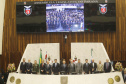 Governador Carlos Massa Ratinho Junior participa, na Assembleia Legislativa do Estado Paraná da abertura dos trabalhos legislativos de 2019.  -  Curitiba, 01/02/2019  -  Foto: Arnaldo Alves/ANPr