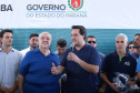 O governador Carlos Massa Ratinho Junior e o prefeito de Curitiba, Rafael Greca, inauguraram neste sábado (02) um parque esportivo no Bairro Novo. A estrutura conta com quadra de futebol com grama sintética, pista de skate com oito obstáculos e quadra poliesportiva. Curitiba,02/02/2019   -  Foto: Rodrigo Félix Leal/ANPr