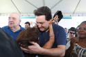 O governador Carlos Massa Ratinho Junior e o prefeito de Curitiba, Rafael Greca, inauguraram neste sábado (02) um parque esportivo no Bairro Novo. A estrutura conta com quadra de futebol com grama sintética, pista de skate com oito obstáculos e quadra poliesportiva. Curitiba,02/02/2019   -  Foto: Rodrigo Félix Leal/ANPr