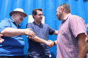 O governador Carlos Massa Ratinho Junior e o prefeito de Curitiba, Rafael Greca, inauguraram neste sábado (02) um parque esportivo no Bairro Novo. A estrutura conta com quadra de futebol com grama sintética, pista de skate com oito obstáculos e quadra poliesportiva. Curitiba,02/02/2019 - Foto: Rodrigo Félix Leal/ANPr