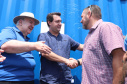 O governador Carlos Massa Ratinho Junior e o prefeito de Curitiba, Rafael Greca, inauguraram neste sábado (02) um parque esportivo no Bairro Novo. A estrutura conta com quadra de futebol com grama sintética, pista de skate com oito obstáculos e quadra poliesportiva. Curitiba,02/02/2019   -  Foto: Rodrigo Félix Leal/ANPr