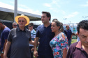 O governador Carlos Massa Ratinho Junior e o prefeito de Curitiba, Rafael Greca, inauguraram neste sábado (02) um parque esportivo no Bairro Novo. A estrutura conta com quadra de futebol com grama sintética, pista de skate com oito obstáculos e quadra poliesportiva. Curitiba,02/02/2019 - Foto: Rodrigo Félix Leal/ANPr