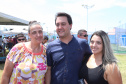 O governador Carlos Massa Ratinho Junior e o prefeito de Curitiba, Rafael Greca, inauguraram neste sábado (02) um parque esportivo no Bairro Novo. A estrutura conta com quadra de futebol com grama sintética, pista de skate com oito obstáculos e quadra poliesportiva. Curitiba,02/02/2019 - Foto: Rodrigo Félix Leal/ANPr