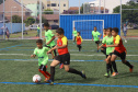 O governador Carlos Massa Ratinho Junior e o prefeito de Curitiba, Rafael Greca, inauguraram neste sábado (02) um parque esportivo no Bairro Novo. A estrutura conta com quadra de futebol com grama sintética, pista de skate com oito obstáculos e quadra poliesportiva. Curitiba,02/02/2019 Foto:Jaelson Lucas / ANPr