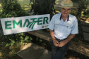 Emater leva ações de economia e sustentabilidade ao Show Rural.  Na foto,  o técnico Vicente Werner, que comanda a organização de toda a estrutura do Emater montada no evento.  -  Curitiba, 05/02/2019  -  Foto: Divulgação Emater