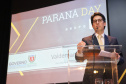 Secretário de Planejamento, Valdemar Jorge, durante apresentação no evento Paraná Day.  -  Curitiba, 05/02/2019  -  Foto: José Fernando Ogura/ANPr