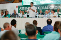 O governador Carlos Massa Ratinho Junior participou nesta quarta-feira (06), em Maringá, da Assembleia Geral Ordinária de prestação de contas do exercício 2018 da Cocamar.  -  Maringá, 06/02/2019  -  Foto:Mateus Girotto/Cocamar