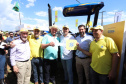 Novos maquinários aumentam produção em pequenas propriedades. Na quinta-feira (8), no Show Rural, em Cascavel, o governador Ratinho Junior fez a entrega de tratores para José Modena e para mais dois agricultores de Catanduvas, Geraldo Marafom e Roberto de Jesus Iung. -   Cascavel, 07/02/2019  -  Foto: Rodrigo Félix Leal/ANPr