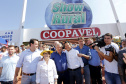 O governador Carlos Massa Ratinho Junior recebe a ministra da Agricultura, Pecuária e Abastecimento, Tereza Cristina, no Show Rural Coopavel.  -  Cascavel, 08/02/2019  -  Foto: Arnaldo Alves/ANPr