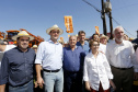 O governador Carlos Massa Ratinho Junior recebe a ministra da Agricultura, Pecuária e Abastecimento, Tereza Cristina, no Show Rural Coopavel.  -  Cascavel, 08/02/2019  -  Foto: Arnaldo Alves/ANPr