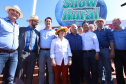 O governador Carlos Massa Ratinho Junior recebe a ministra da Agricultura, Pecuária e Abastecimento, Tereza Cristina, no Show Rural Coopavel. - Cascavel, 08/02/2019 - Foto: Rodrigo Félix Leal/ANPr