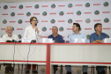 O governador Carlos Massa Ratinho Junior recebe a ministra da Agricultura, Pecuária e Abastecimento, Tereza Cristina, no Show Rural Coopavel. - Cascavel, 08/02/2019 - Foto: Rodrigo Félix Leal/ANPr