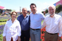 O governador Carlos Massa Ratinho Junior recebe a ministra da Agricultura, Pecuária e Abastecimento, Tereza Cristina, no Show Rural Coopavel. - Cascavel, 08/02/2019 - Foto: Rodrigo Félix Leal/ANPr