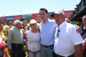 O governador Carlos Massa Ratinho Junior recebe a ministra da Agricultura, Pecuária e Abastecimento, Tereza Cristina, no Show Rural Coopavel. - Cascavel, 08/02/2019 - Foto: Rodrigo Félix Leal/ANPr