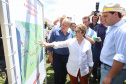 O governador Carlos Massa Ratinho Junior recebe a ministra da Agricultura, Pecuária e Abastecimento, Tereza Cristina, no Show Rural Coopavel. - Cascavel, 08/02/2019 - Foto: Rodrigo Félix Leal/ANPr