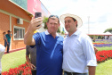 O governador Carlos Massa Ratinho Junior recebe a ministra da Agricultura, Pecuária e Abastecimento, Tereza Cristina, no Show Rural Coopavel. - Cascavel, 08/02/2019 - Foto: Rodrigo Félix Leal/ANPr