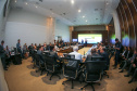 Governador Carlos Massa Ratinho Júnior, durante reunião com a equipe de governo. - Curitiba, 07/02/2019 -Foto: Geraldo Bubniak/ANPr